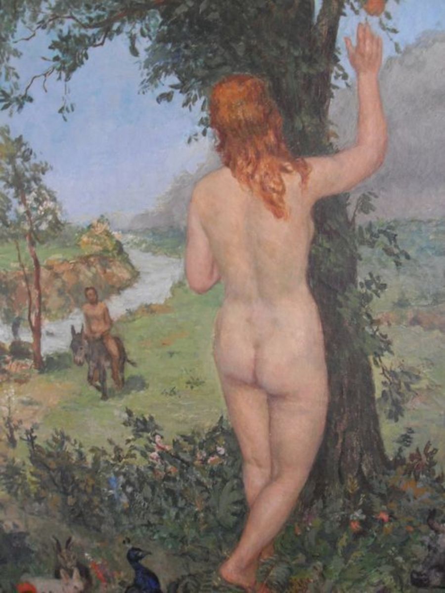 Adam en Eva in het Aards Paradijs
